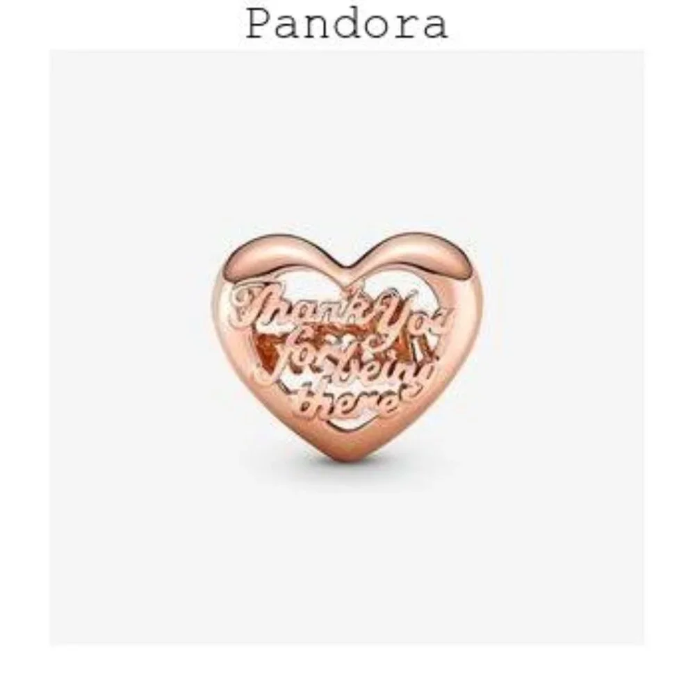 Authentic Thank You Mom Heart Charm